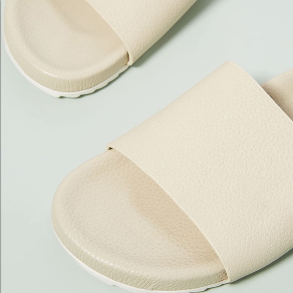 NEW Anthropologie Kimbra slides in cream size 40 - Picture 3 of 6